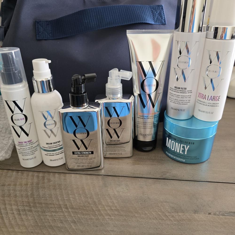 Color Wow Hair Styling Set - Silver and Blue
